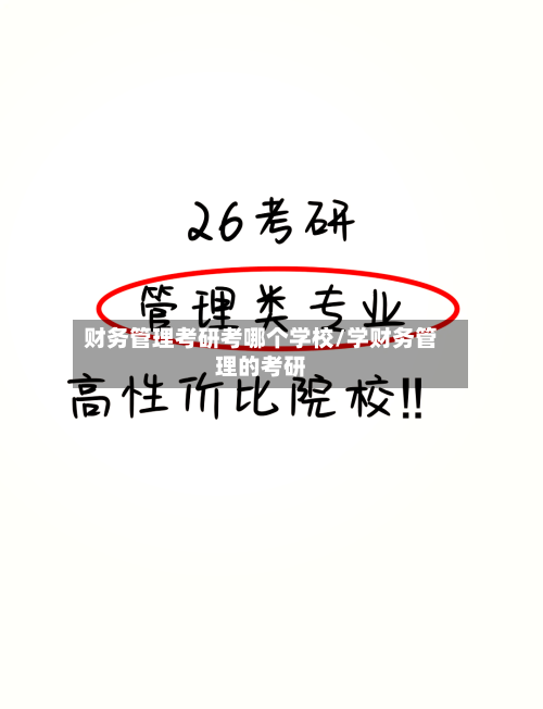 财务管理考研考哪个学校/学财务管理的考研-第2张图片