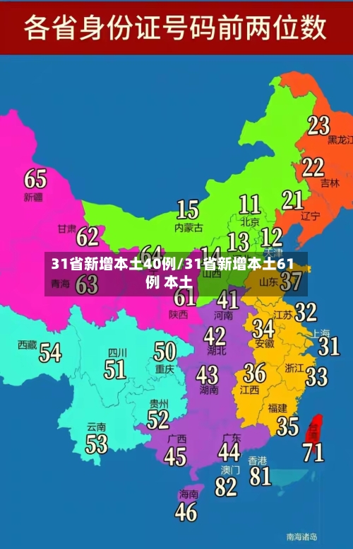 31省新增本土40例/31省新增本土61例 本土