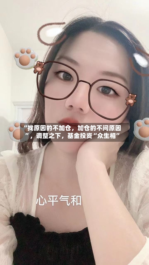 “找原因的不加仓，加仓的不问原因”，调整之下	，基金投资“众生相	”-第3张图片