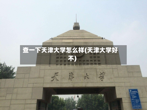 查一下天津大学怎么样(天津大学好不)-第2张图片