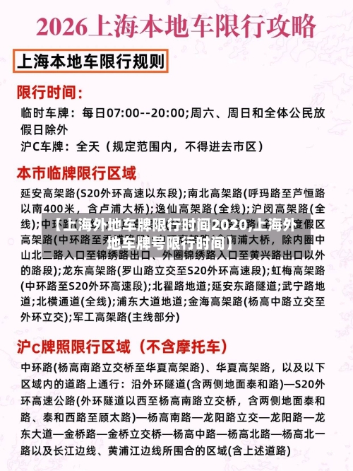 【上海外地车牌限行时间2020,上海外地车牌号限行时间】-第2张图片