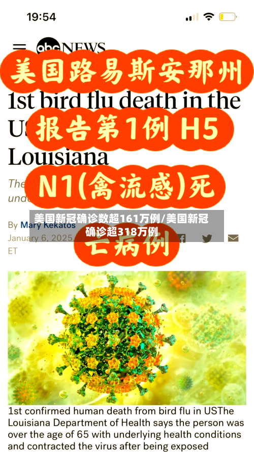 美国新冠确诊数超161万例/美国新冠确诊超318万例-第2张图片