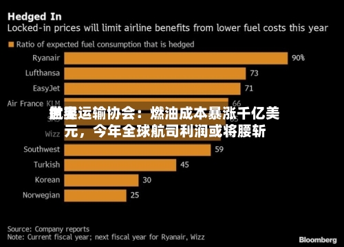 世界航空运输协会：燃油成本暴涨千亿美元，今年全球航司利润或将腰斩-第2张图片