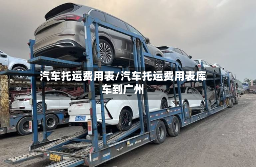 汽车托运费用表/汽车托运费用表库车到广州