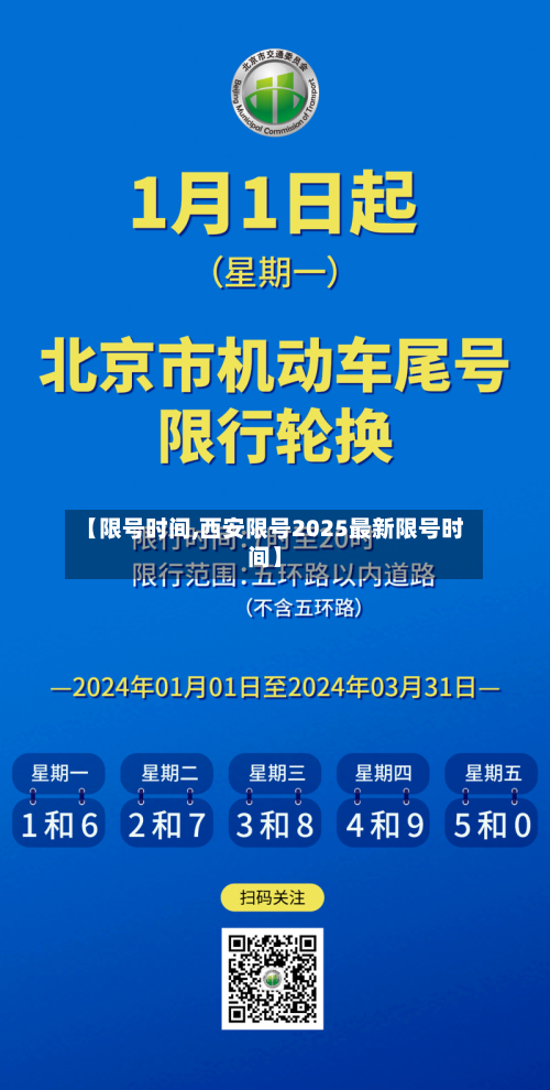 【限号时间,西安限号2025最新限号时间】