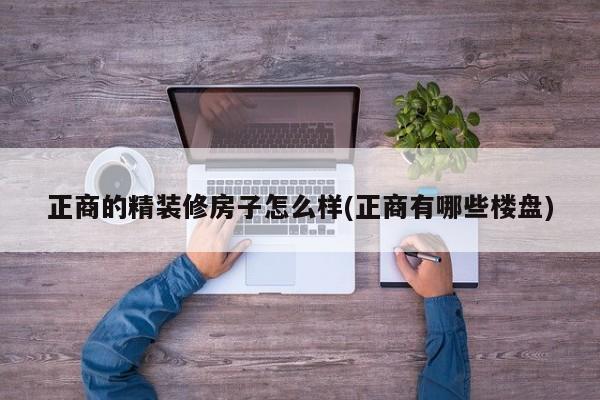 正商的精装修房子怎么样(正商有哪些楼盘)